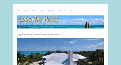 Desktop Screenshot of longbayhouse.com
